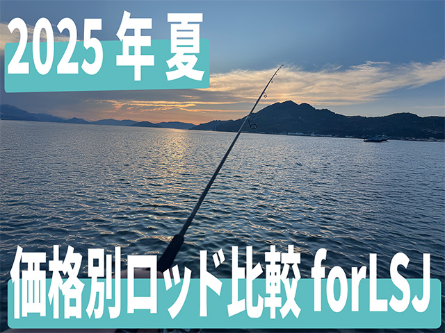2025年夏 価格別ロッド比較forLSJ