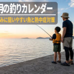 2026年7月の釣りカレンダー｜夏休みに狙いやすい魚と熱中症対策